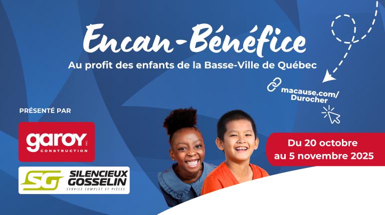 C’est parti! Notre encan-bénéfice 2025 est officiellement lancé