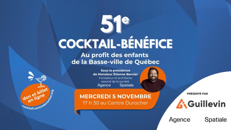51e cocktail-bénéfice et encan-bénéfice