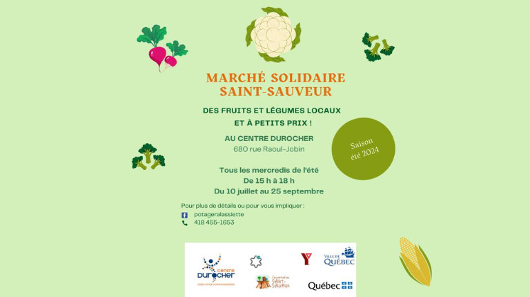 Marchés solidaires dans Saint-Sauveur
