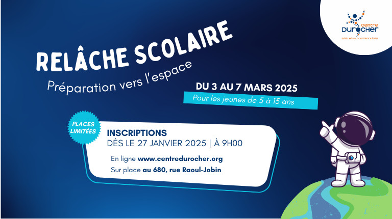 🚀 Relâche 2025 – Préparation vers l' E S P A C E !