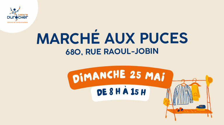 Le Marché aux puces est de retour au Centre Durocher!